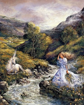 JW unicorn encounter Fantasy Oil Paintings